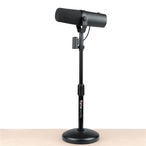 equipamentos para podcast suporte de microfone tradicional de mesa